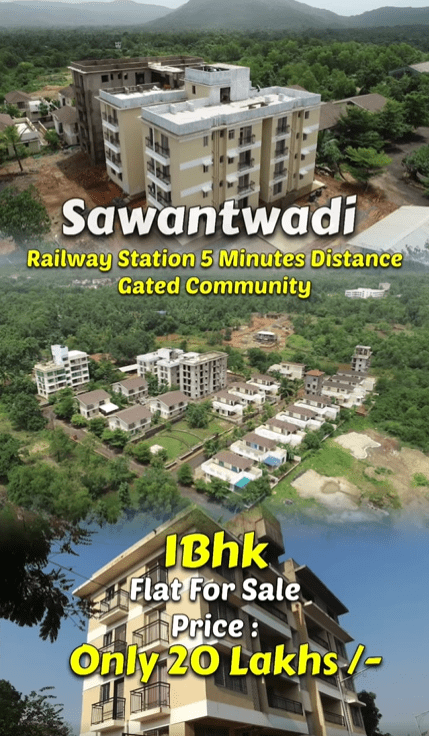 Sawantwadi-Malgaon-Vrukshavalli - 1 BHK Flat for Sale