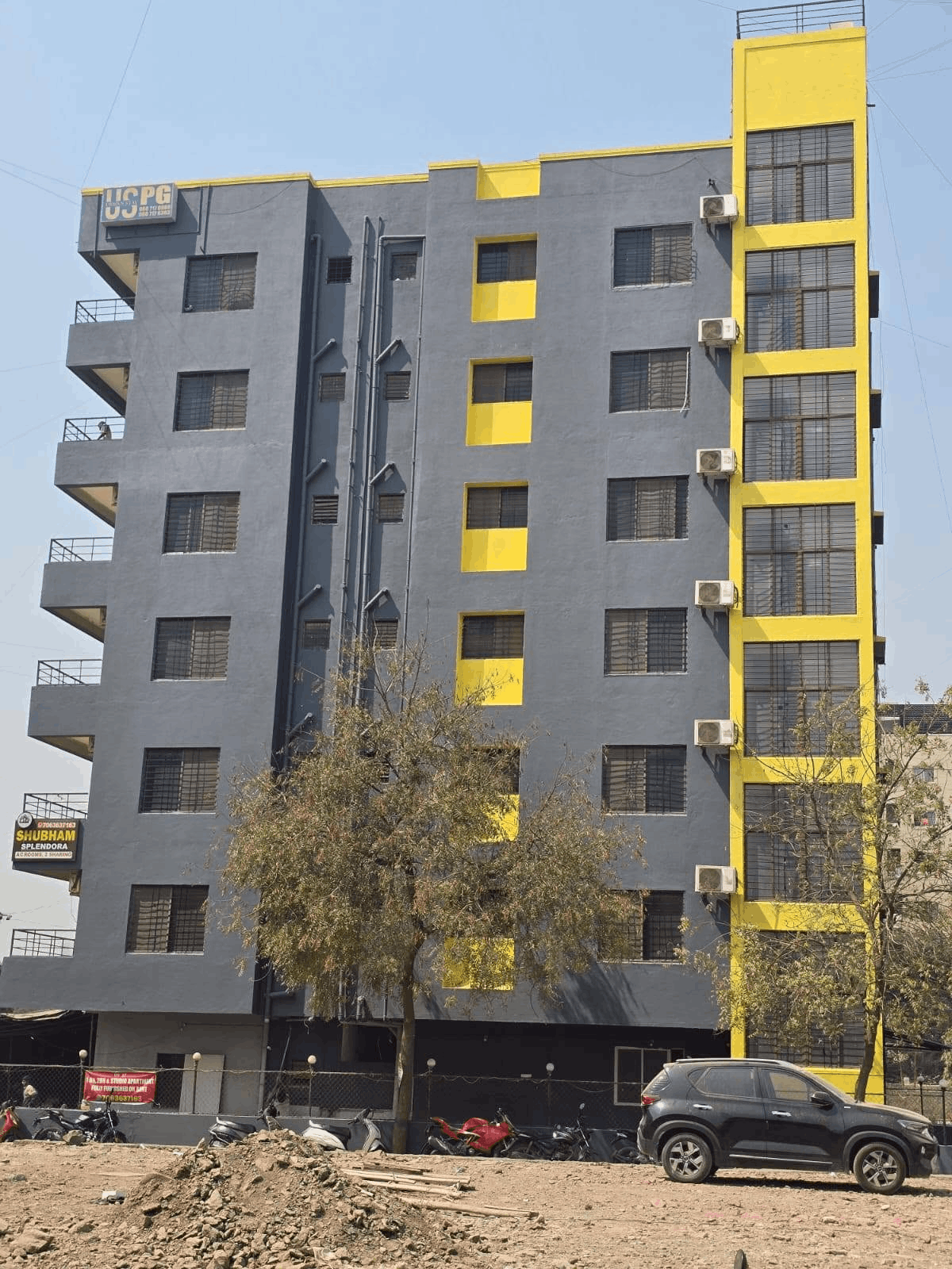 Pune-Mahalunge - Independent Building (36 Rooms) in 6 Gunthe for Sale
